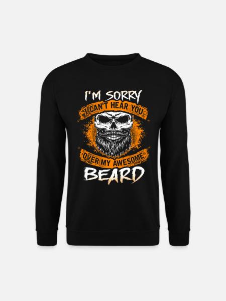 My awesome beard - EN - Sweat-shirt Unisexe - noir