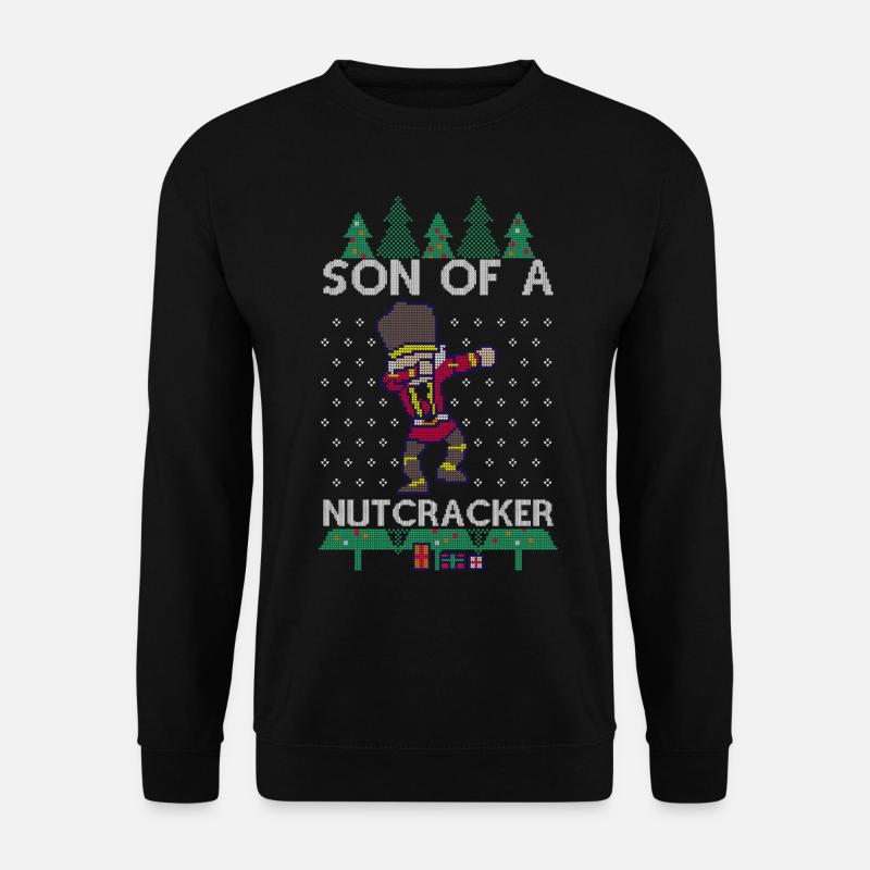 Dabbing Son of a Nutcracker Ugly Christmas Sweater - Unisex Pullover - Schwarz