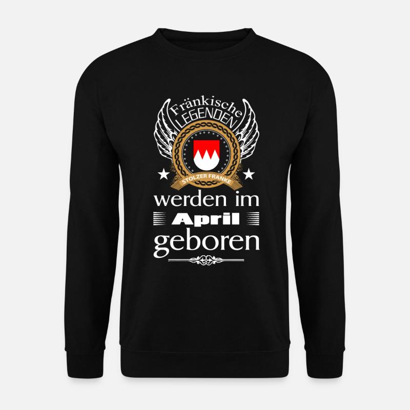 Fränkische Legende April - Unisex Pullover - Schwarz