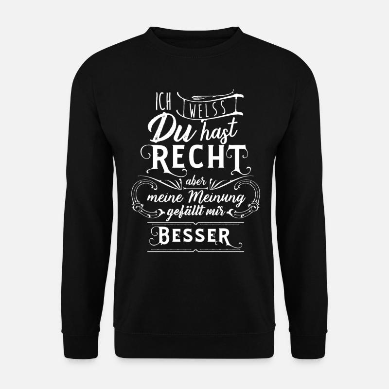 opinion - Unisex Sweatshirt - black