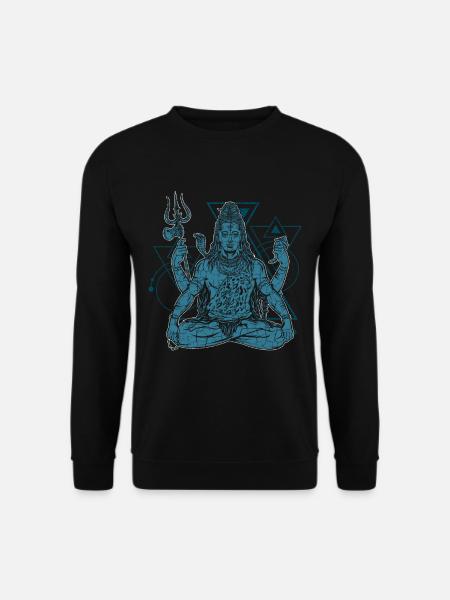 Shiva Hindu Gott Nataraja Bhairava - Unisex Pullover - Schwarz