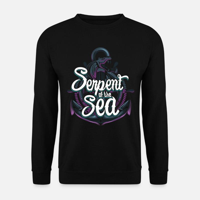 sea serpent - Unisex Sweatshirt - black
