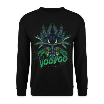 Cool Modern Voodoo Voodoo - Unisex Sweatshirt - black - Front - Alina (178cm) & Michal (187cm)