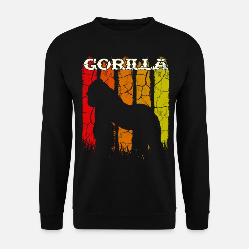 Gorilla - Unisex Pullover - Schwarz