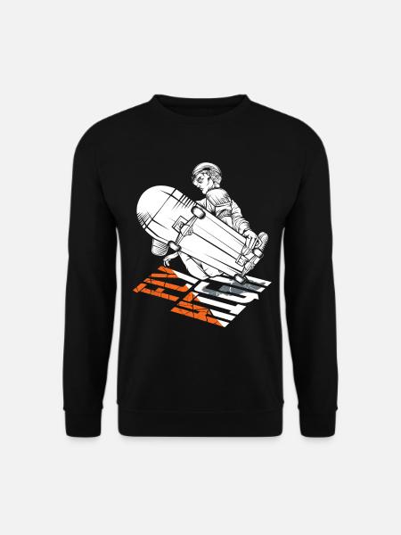 Skating - Unisex Pullover - Schwarz