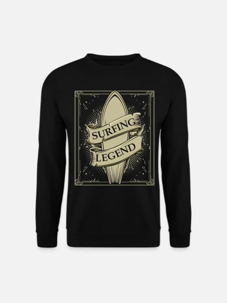 Surfer retro - Unisex Sweatshirt - black