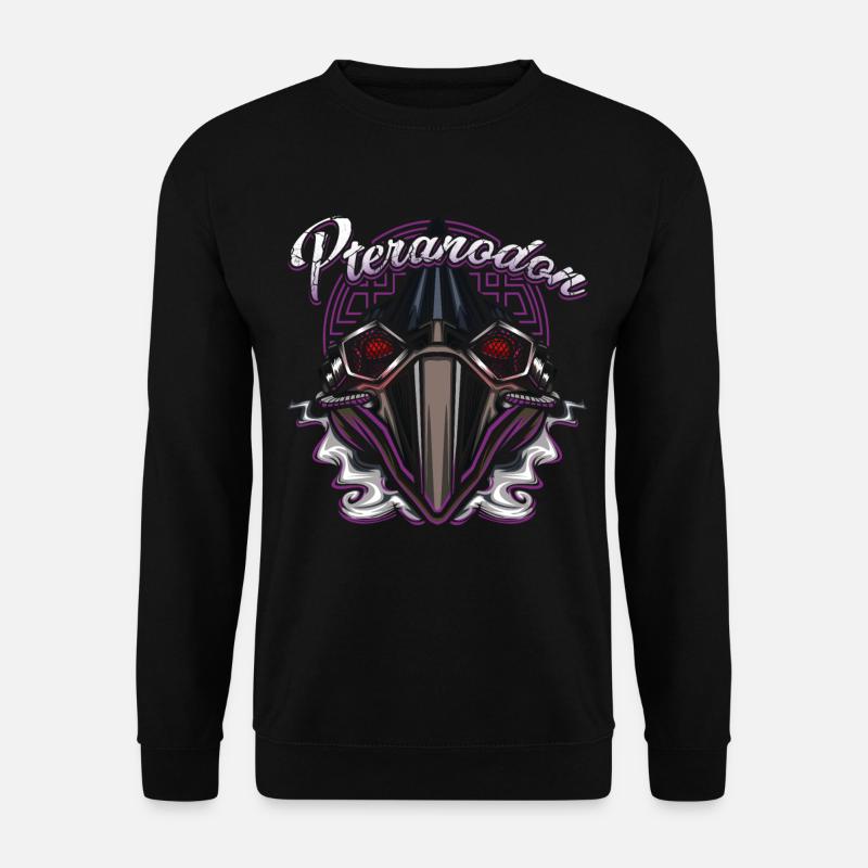 Roboter Dino - Unisex Pullover - Schwarz