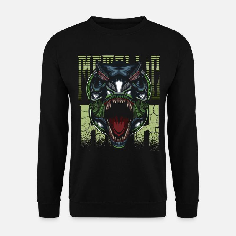 Robot Dino - Sweat-shirt Unisexe - noir