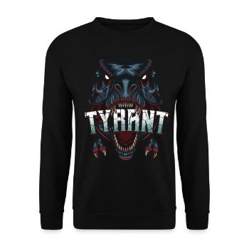 Tyrannosaurus Rex - Unisex Sweatshirt - black - Front - Alina (178cm) & Michal (187cm)