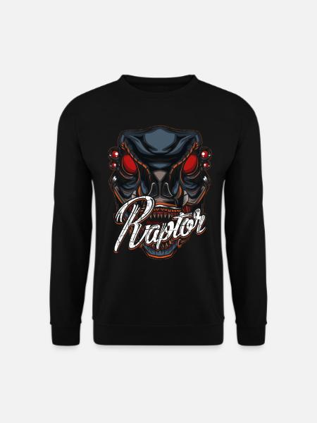 Roboter Dino - Unisex Pullover - Schwarz