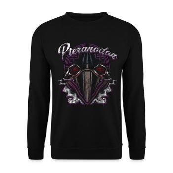 Cyborg Pteranodon Dinosaur Scifi - Sweat-shirt Unisexe - noir - Devant - Alina (178cm) & Michal (187cm)