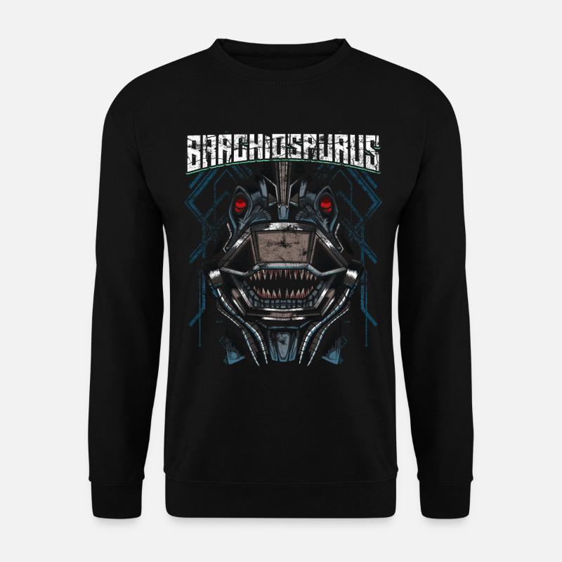 Robot Dino - Unisex Sweatshirt - black