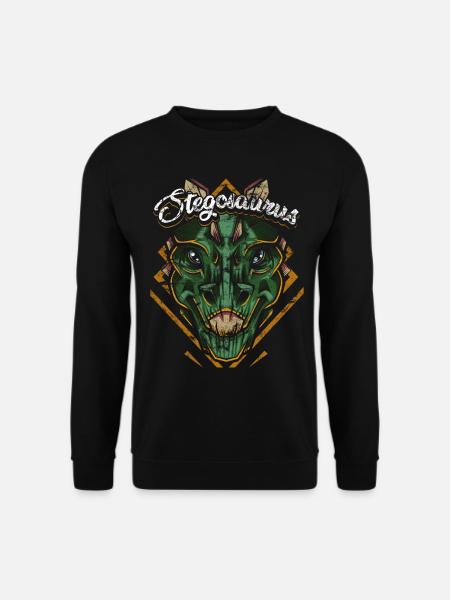Stegosaurus - Unisex Pullover - Schwarz