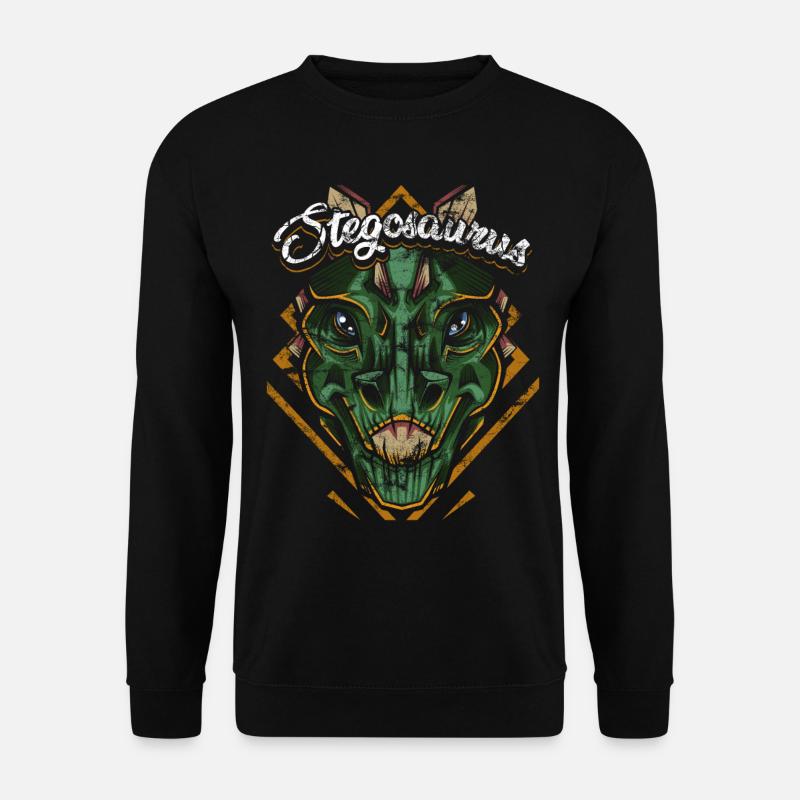 Stegosaurus - Unisex Pullover - Schwarz