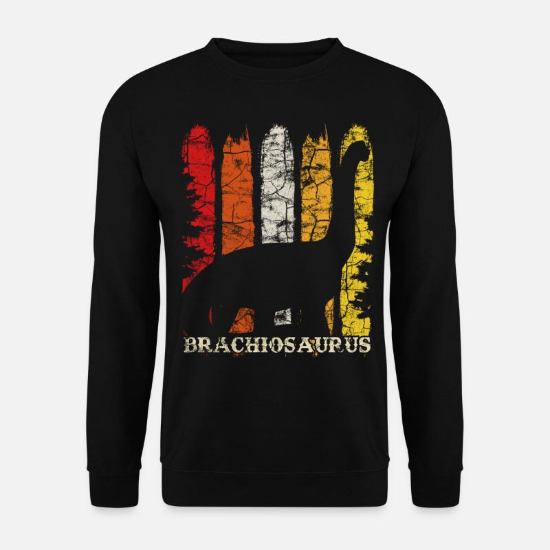 Brachiosaurus dinosaur - Unisex Sweatshirt - black