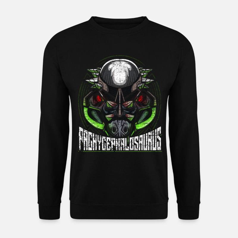 Roboter Dino - Unisex Pullover - Schwarz