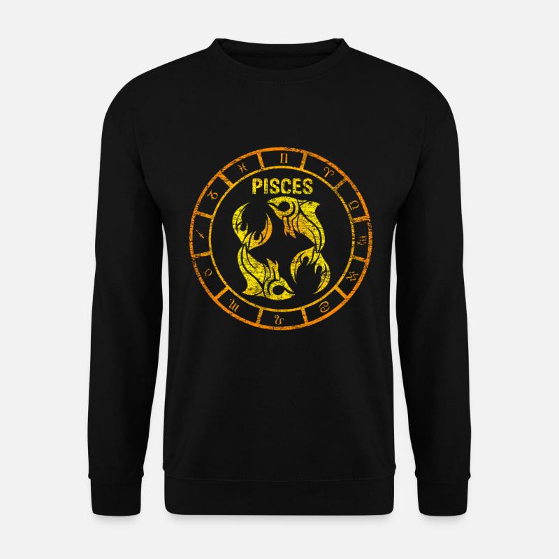 Cool Pisces zodiac signs - Unisex Sweatshirt - black