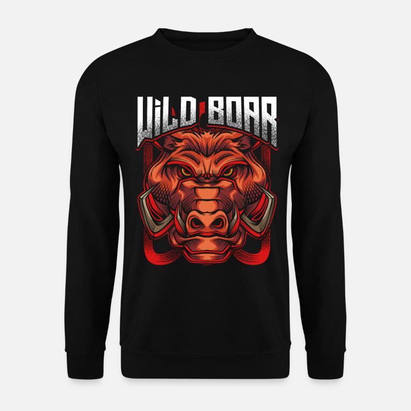 Wildschwein - Unisex Pullover - Schwarz
