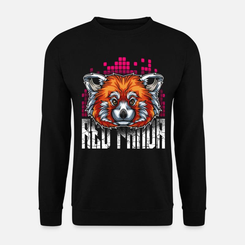 Red panda - Unisex Sweatshirt - black