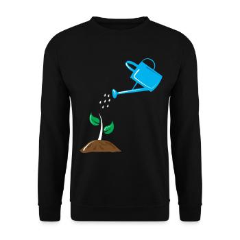 Plantes de jardin pour - Sweat-shirt Unisexe - noir - Devant - Alina (178cm) & Michal (187cm)