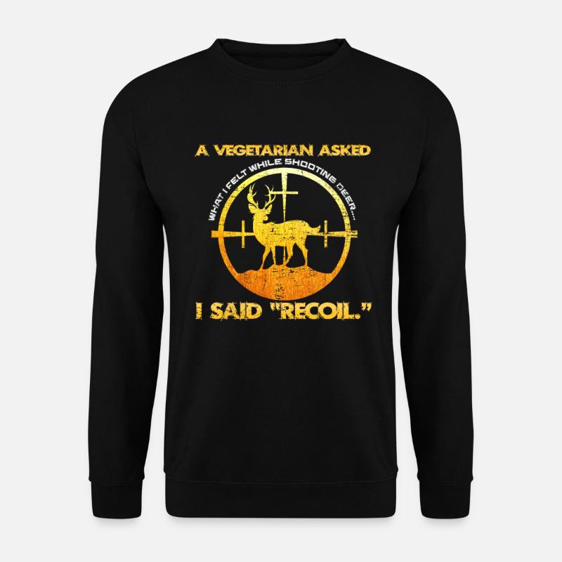 deer hunting - Unisex Sweatshirt - black