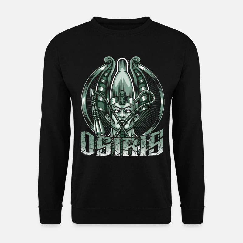 Dieu de la divinité égyptienne égyptienne du Nord Osiris - Sweat-shirt Unisexe - noir