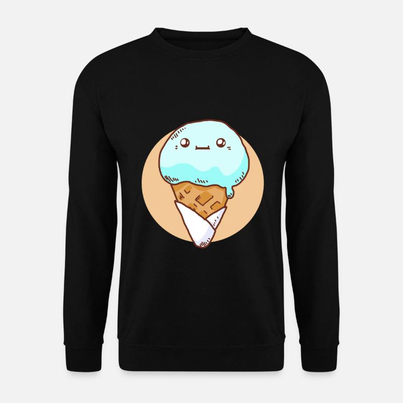 Eiscreme Kawaii - Unisex Pullover - Schwarz