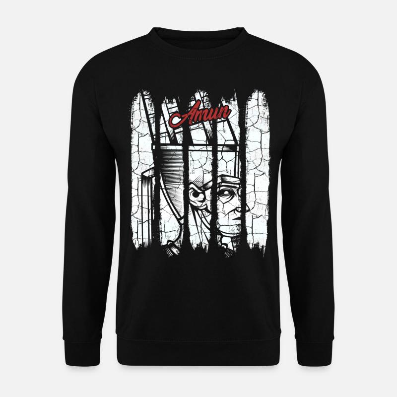 Gott Amun - Unisex Pullover - Schwarz