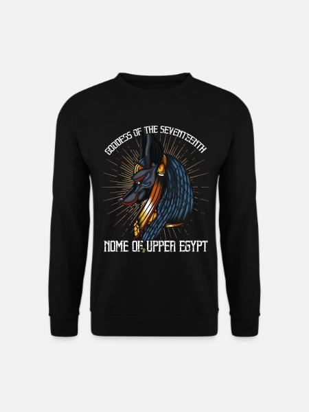 Anupet Ägyptische Göttin - Unisex Pullover - Schwarz