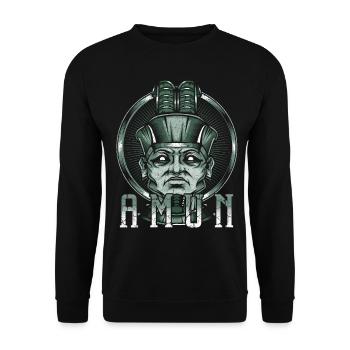 Dieu du saule dieu égyptien égyptien - Sweat-shirt Unisexe - noir - Devant - Alina (178cm) & Michal (187cm)