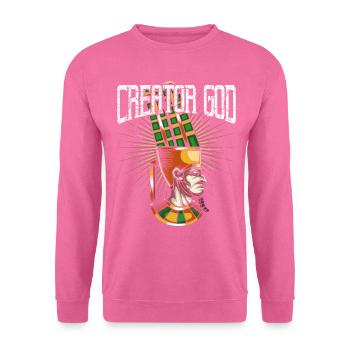 Amun Ägyptischer Gott Schöpfer Mythos - Unisex Pullover - Pink - Vorne