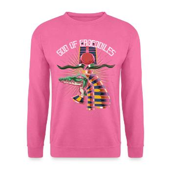 Sobek Ägyptischer Wassergott Mythos - Unisex Pullover - Pink - Vorne