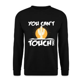 Cactus Cactus Cactus Cactus Family Music - Unisex Sweatshirt - black - Front - Alina (178cm) & Michal (187cm)