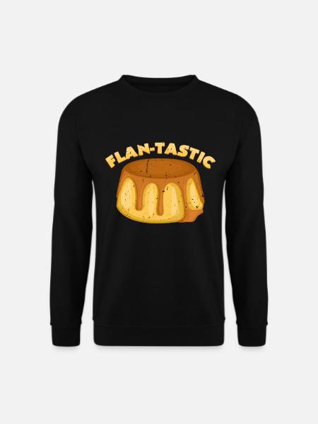 Flan - Tastic | Pie Pun sjove ord - Unisex sweater - sort