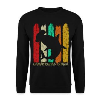 Hammerhead - Unisex Sweatshirt - black - Front - Alina (178cm) & Michal (187cm)