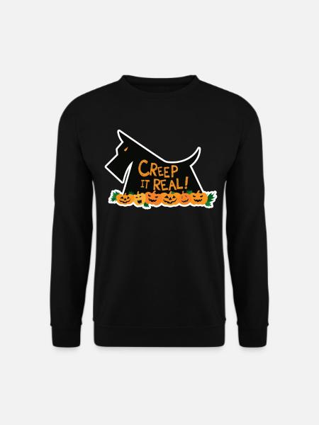 Halloween Hund Shirt - Unisex Pullover - Schwarz