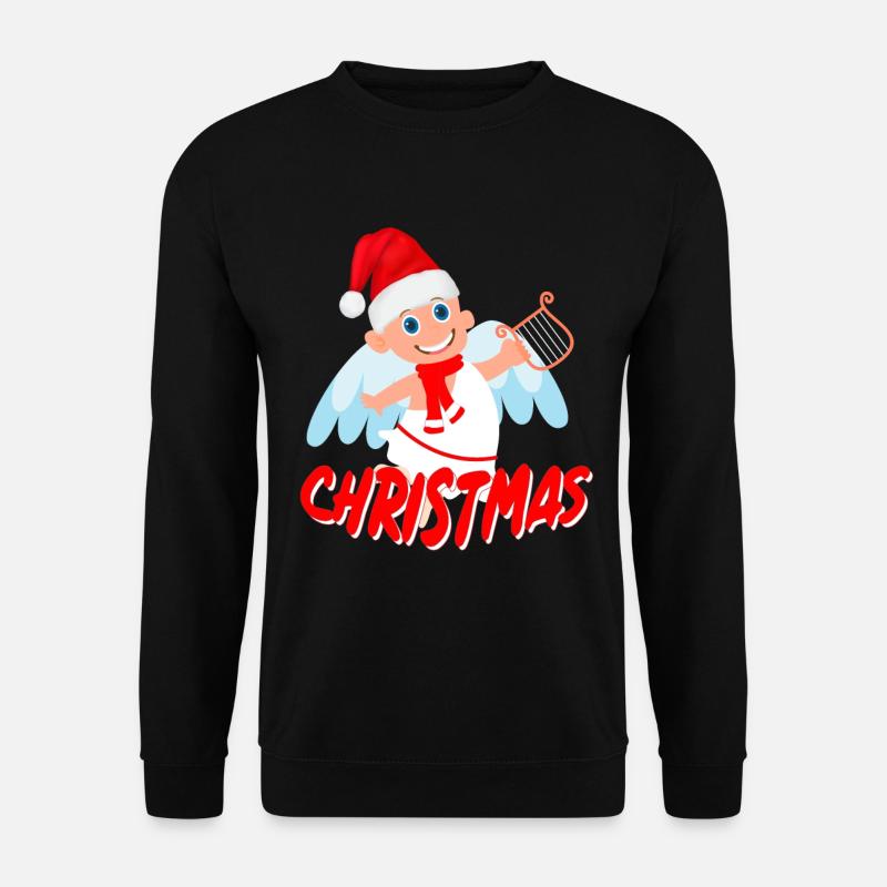 Joyeux Noël ange - Sweat-shirt Unisexe - noir