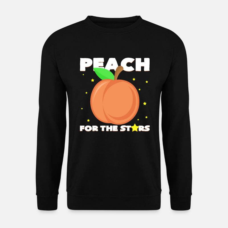 Pfirsich Wortspiel - Unisex Pullover - Schwarz