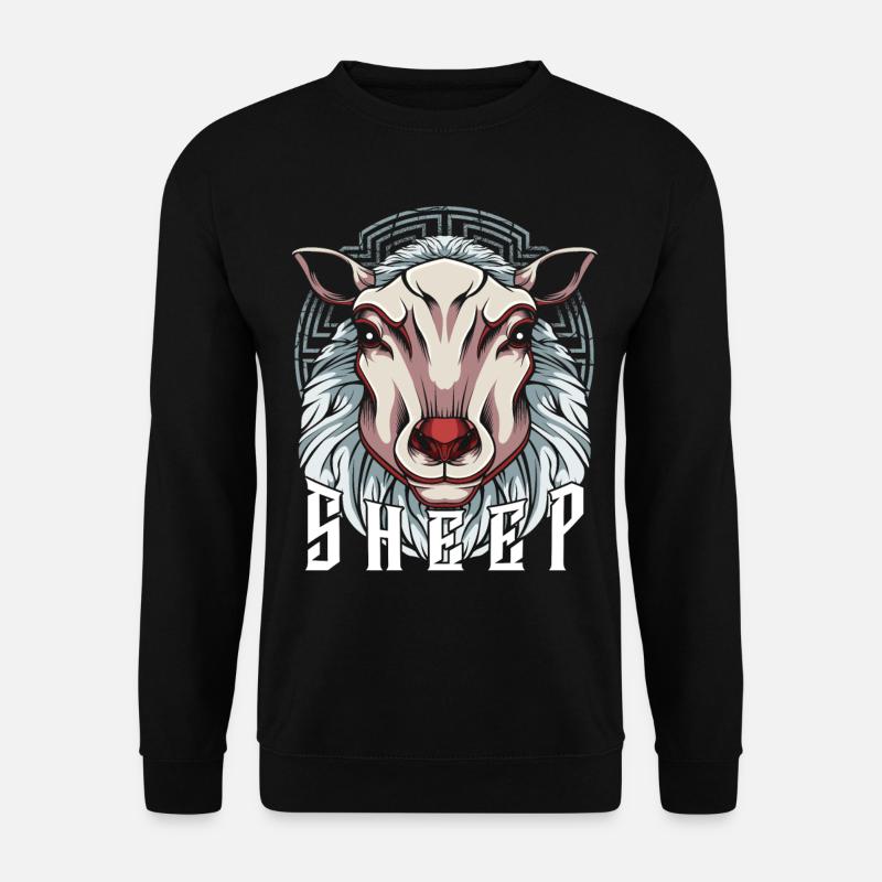 sheep - Unisex Sweatshirt - black