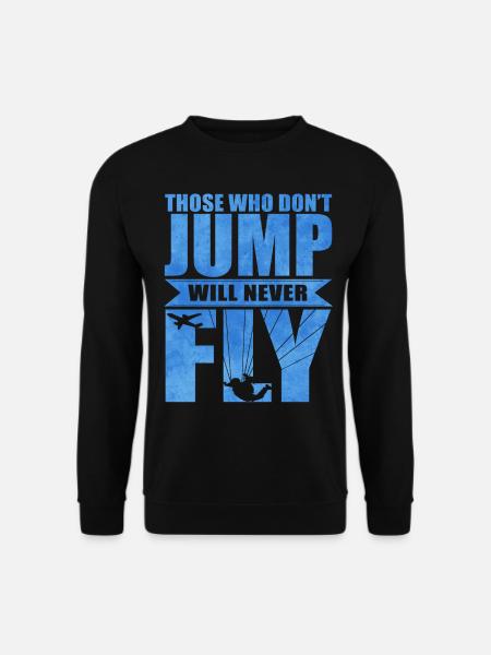 Parachutisme - Sweat-shirt Unisexe - noir