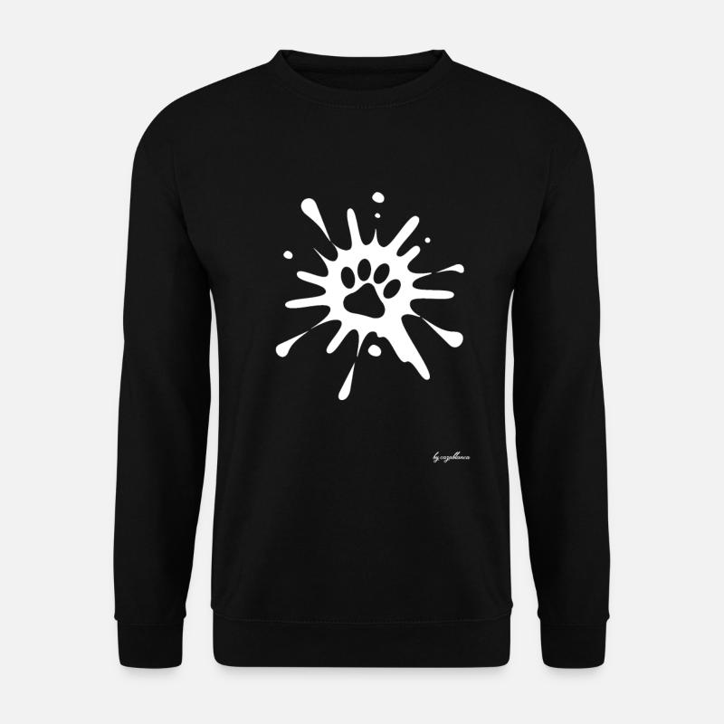 Chat Splash - Sweat-shirt Unisexe - noir