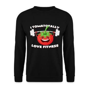 Tomate - Unisex Pullover - Schwarz - Vorne - Alina (178cm) & Michal (187cm)