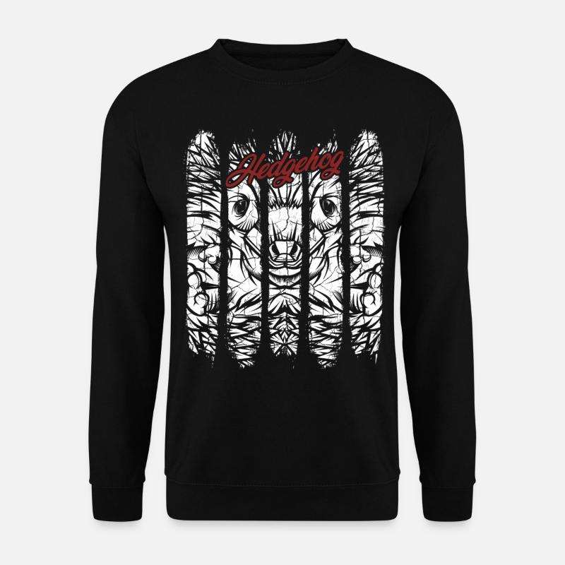 Hedgehog - Unisex Sweatshirt - black