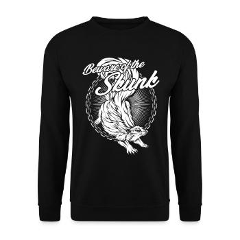 mouffette - Sweat-shirt Unisexe - noir - Devant - Alina (178cm) & Michal (187cm)
