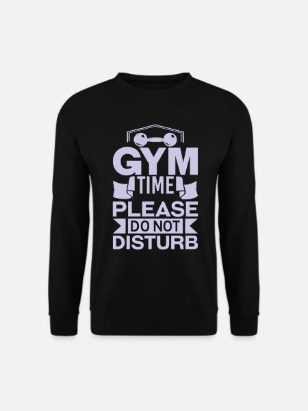 Gym Gym Training Sport Muscle Building - Unisex Sweatshirt - black