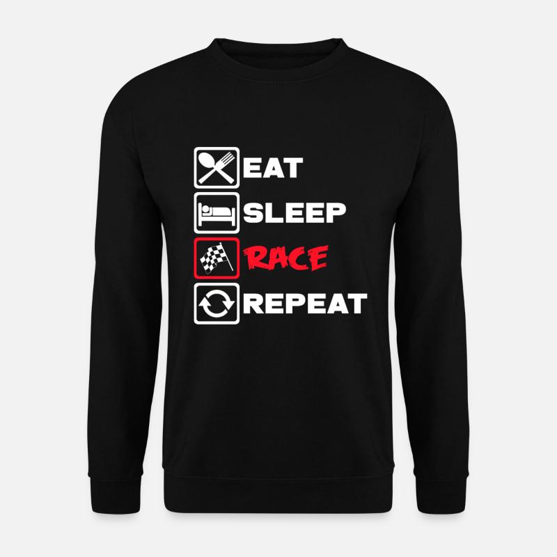 Pilote de course - Sweat-shirt Unisexe - noir