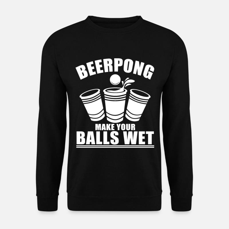 Bierpong - Unisex Pullover - Schwarz