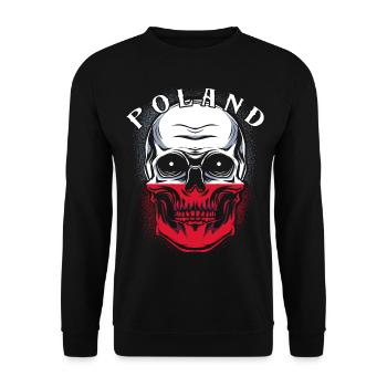 Polen - Unisex Pullover - Schwarz - Vorne - Alina (178cm) & Michal (187cm)
