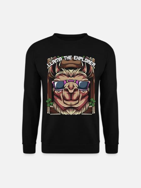 lama - Unisex Sweatshirt - black
