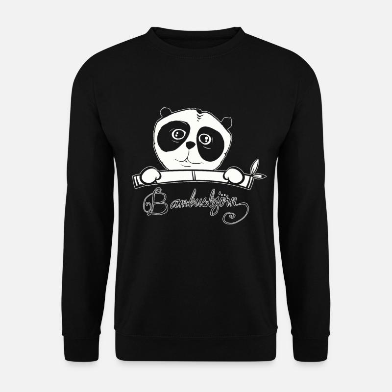 Panda bär geschenke shirt - Unisex Pullover - Schwarz